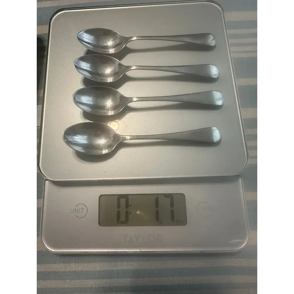 Douglas Pell Sterling Silver Spoons 1977 Jubilee London Hallmark Set